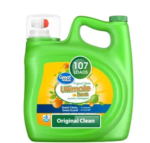 Great Value Ultimate Fresh Laundry Detergent, Original Clean, 154 fl oz, 107 Loads