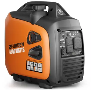Efurden 4300 Watts Portable Inverter Generator, Gas Generator for Outdoor Camping, Home Use, 30A RV Ready, 45 Lbs, EPA Compliant