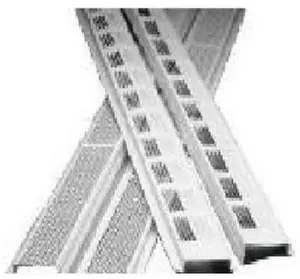Lomanco 105W 8 ft. White Soffit Vent