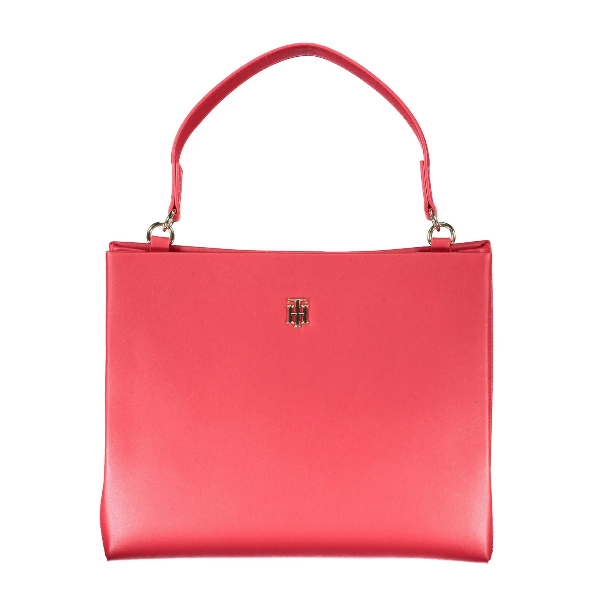 Tommy Hilfiger Red Polyurethane Handbag