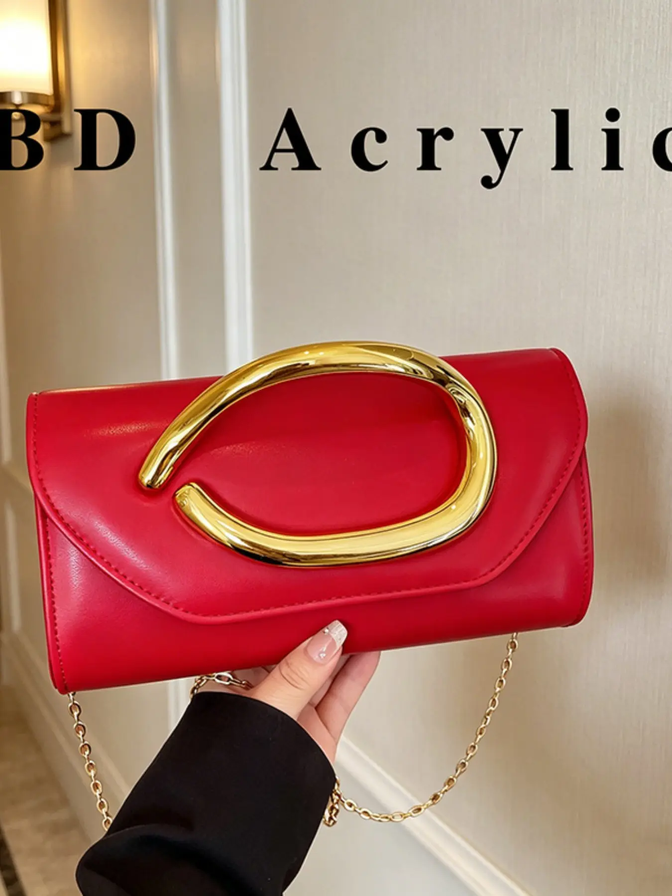 Fashionable Evening Clutch Bag, Elegant Carpet Handbag, Dress Qipao Chain Shoulder Bag, Perfect for Parties Shopping Commute, Chain Strap Clutch, Fashionable Embellished Clutch, Elegant Purse