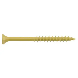 48420 25 lbs. 10 x 3 in. Tan Deck Screw, Deck Fastening, Tan Finish