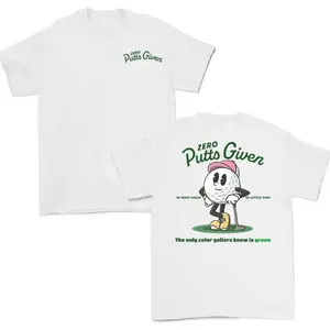 Zero Cypress Green Golf Course 2025 Retro Pattern Men's and Women's T-Shirt, Fashionable Gift – Fun Golf Apparel, Cotton Men's Clothing, Vintage Sports Top