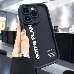 Shockproof Silicone TPU Bumper Protective Case for iPhone 17 Pro Max, 16 Plus, 15, 14, 13, 12, 11, XS, XR - Soft Drop-Protection Cover, Advanced Fashion Gift Smartphone Accessories