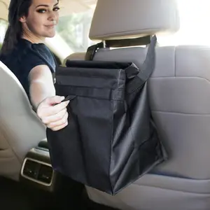Car Trash Bag (21.8 x 23.4 cm) Waterproof and Leakproof | EcoNour, Car Storage Bag, Car Organization Supplies