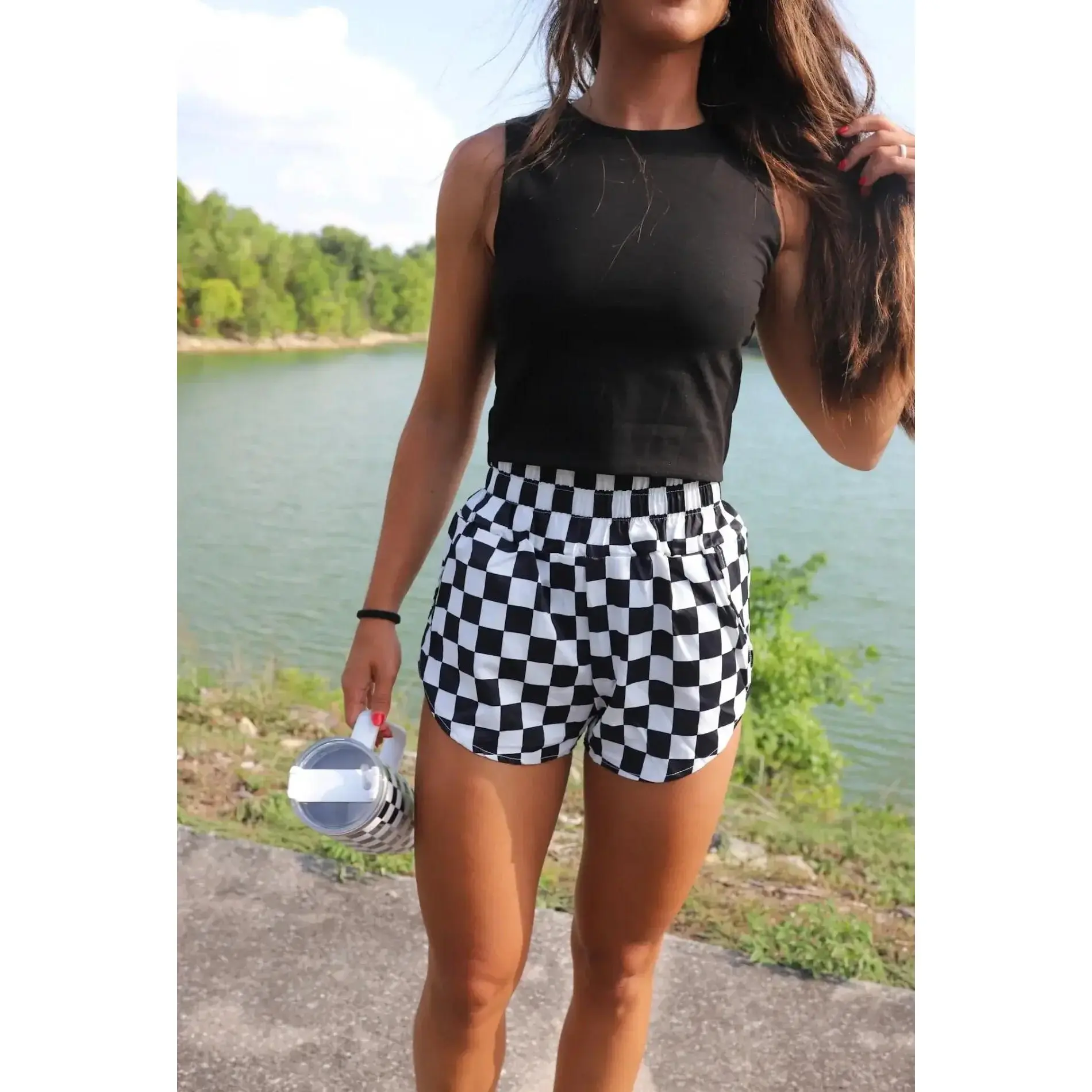 Checkerboard Shorts