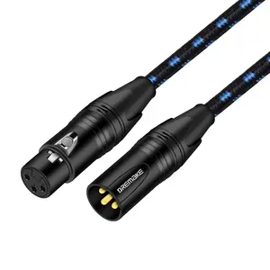 DREMAKE 3-Pin Male to Female XLR Microphone Cable (Price Too High)