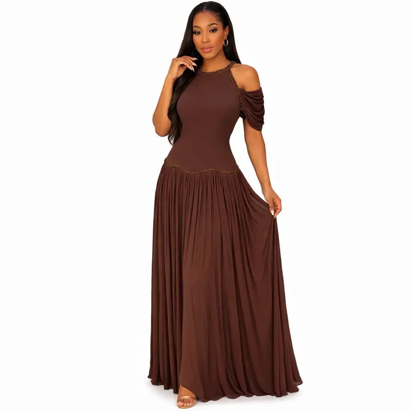 knee length dresses for ladies YVETTE GOWN - LUXE SATIN CORSET DRESS main image 1