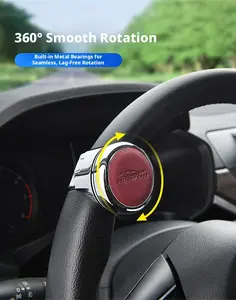 Steering Wheel Power Assist Ball Universal 360° Rotation Spinner Knob for Car Truck SUV One Finger Steering Zero Effort 5 Styles with Precision Ball Bearing & Non-Slip Rubber Pad，cars accessories phone，car essentials，steering wheel knobs