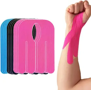 Kinesiology Tape for Wrist Precut, 12pc Waterproof & Breathable Bowling Wrist Tapes, Hypoallergenic Latex-Free Elastic Athletic Tape for Carpal Tunnel, Sports Joints Muscle Support.(Mix) Healthcare Kit