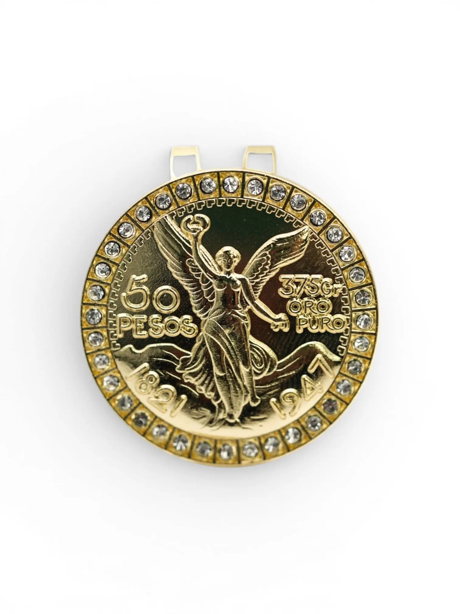 Centenario ball marker and hat clip