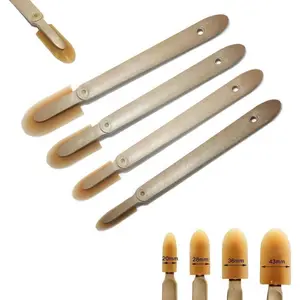 Caulk Caulking Silicone Sealant Finishing Tool Spreader Spatulas Applicator Rubber Tools 4 Size Set 20mm 28mm 36mm 43mm for Precision Application