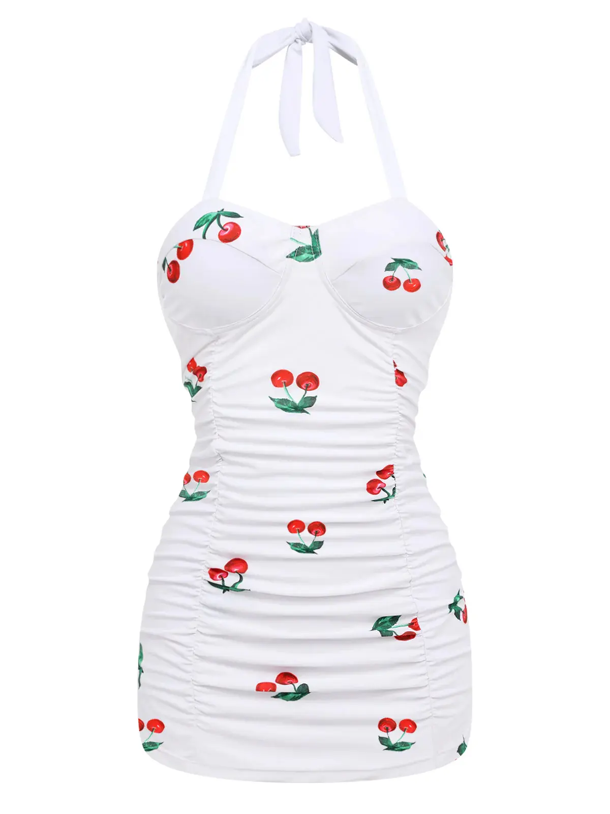 Retro Cherry Summer One-piece Swimsuitvacation swimwear for women cute summer outfits