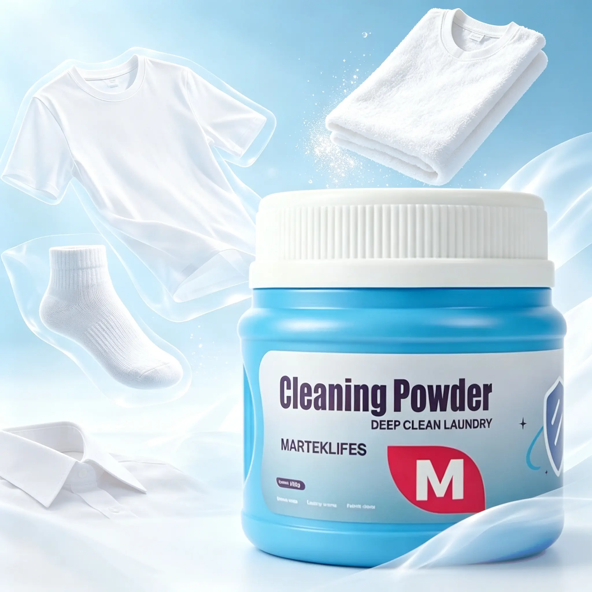 Household Washing Powder, Versatile Home Cleaning Solution for Shoes