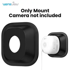 Window Mount for Wansview Window Camera K1, Adjustable Angle Tilt, No Screws, No Reflections, Self-Adhesive, Damage Free Installation for Outdoor Monitoring, Windows/Door Bracket Holder