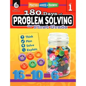 180 Days of Problem Solving for 1st Grade – Build Math Fluency with this 1st Grade Math Workbook (180 Days of Practice) 1st Edition