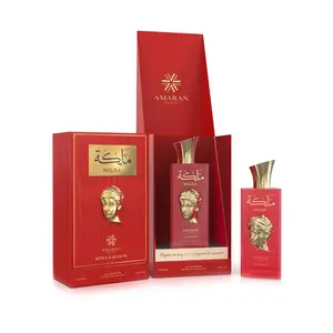 Amaran KINGS & QUEENS MALIKA Women's EDP Spray Cologne, 100mL (3.4oz) - Elegant Floral Oriental, Floral Amber, Flower Fruit, Candy-Flavored & Fruit-Flavored Fragrance for Lasting Impression, Floral Amber Scents