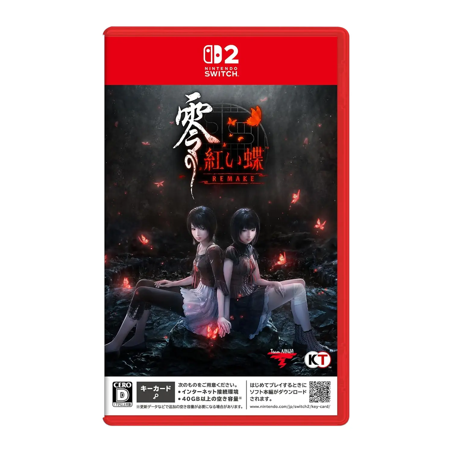 Nintendo Switch 2 Action Video Game - Fatal Frame II: Crimson Butterfly Complete Remake (Japanese Version, Physical Copy), Mature Rated, Enhanced Graphics, New Gameplay Features, New Controls, Charm Collection, Mayu's Hand-Holding Mechanic, Fatal Frame Ii