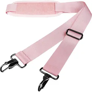 Shoulder Strap, 56 Inch Universal Adjustable Shoulder Belt Replacement Laptop Bag Shoulder Strap with Metal Hooks for Briefcase, Laptop Messenger Crossbody Bag, Luggage Duffel Camera