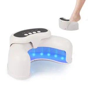 FAHKNS Nail Fungus Device for Multiple Toenails & fingernails, Home Nail Repair Solution for Damaged and Discolored Nails,3 Modes 3/5/10 Minutes Auto Off (White)