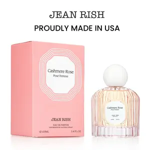 Cashmere Rose, Jean Rish, Women Perfume, Eau De Parfum (3.4 Fl Oz / 100ml) with Clove-Rose-Oud, Long Lasting and Luxury Fragrance, Made in USA