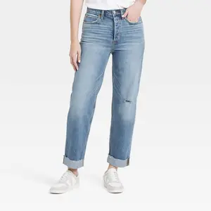 Women's High-Rise Straight Ankle Jeans - Universal Thread