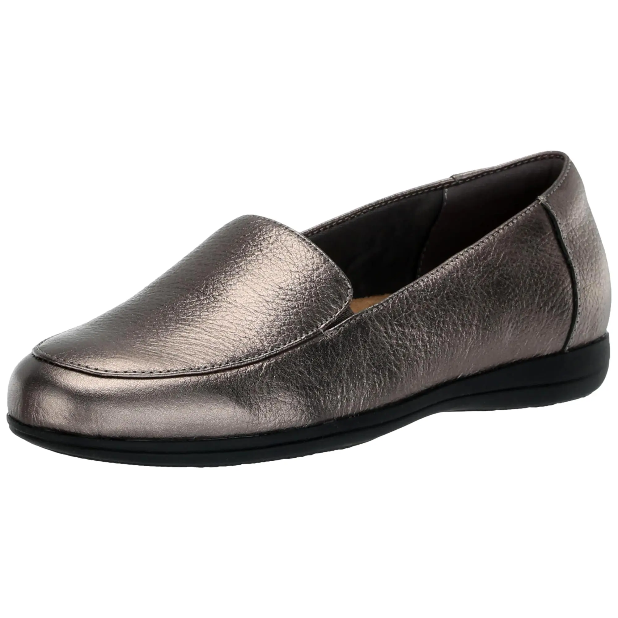 Trotters Deanna Pewter Leather  T2055-033 Women's