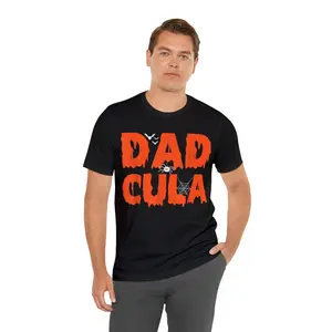 Funny Dadcula Halloween Dad Dracula Costume Momster matching T-Shirt