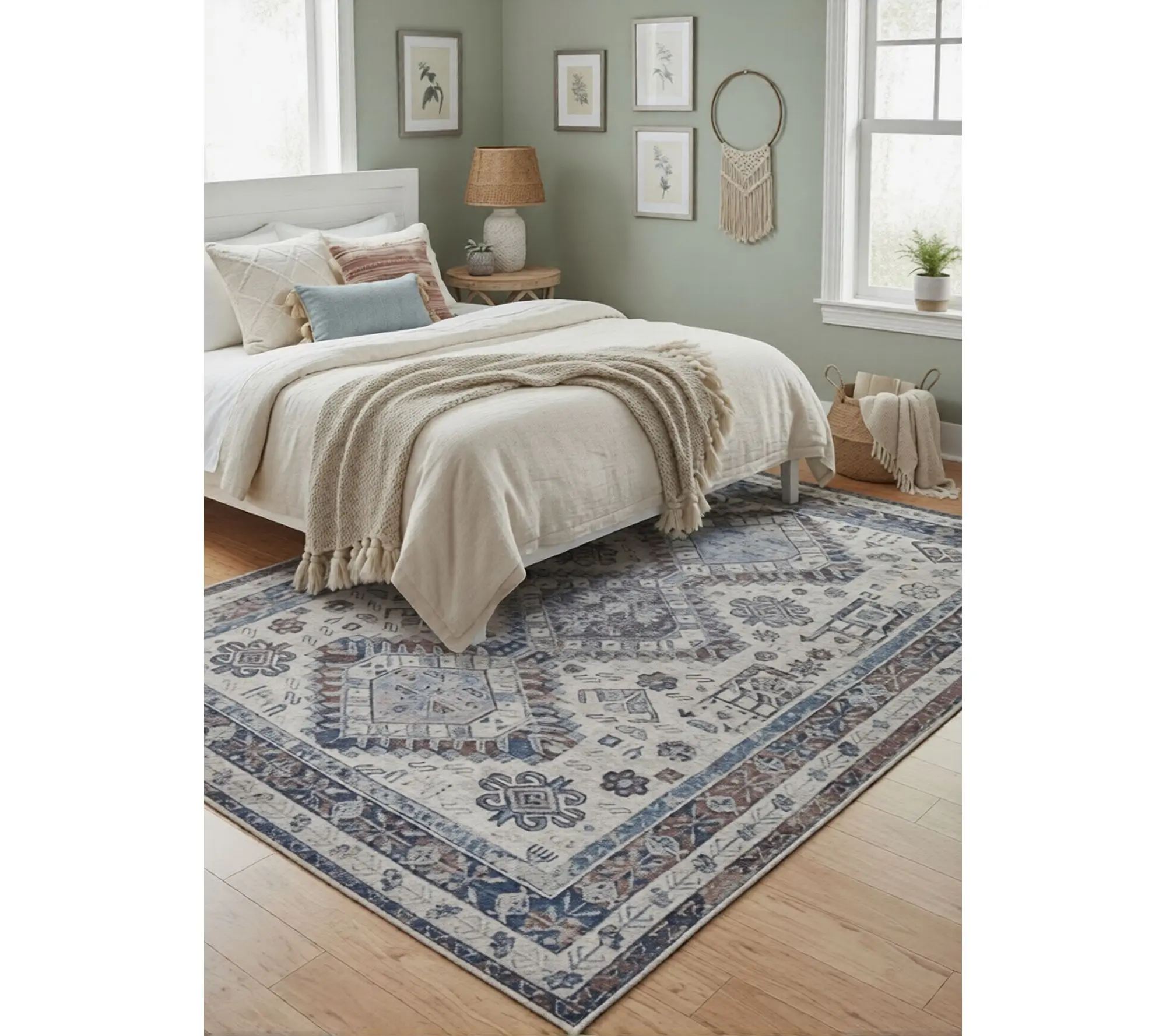 Amer Rugs Alaska Vintage Medallion Area Rug, 8' x 10'