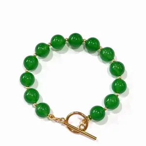 Green jade brazalet