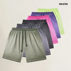 Holafish Women's 1/3Pcs Dirty Washed Shorts Vintage Soft Cotton Elastic Waist Casual Retro Style Loungewear Vacation Streetwear Summer Bottoms summervibes