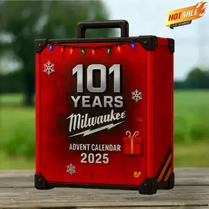 Milwaukee 101th Anniversary Christmas Advent Calendar, Tool Enthusiasts & Craftsmen Gift, Surprise Holiday Present, Party Favors, Hard Core Design