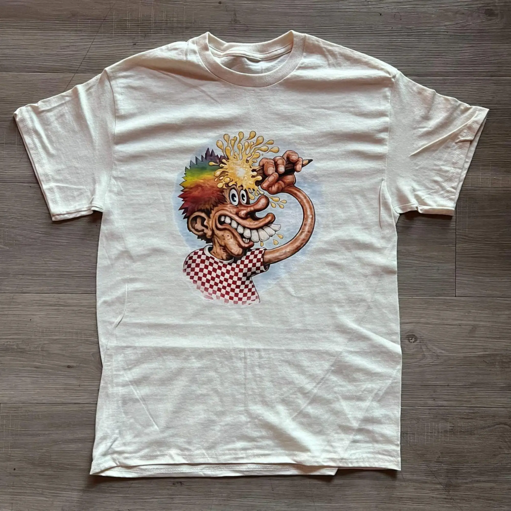 90S Style Grateful Dead Band Tee - Graphic T-Shirt 100% Cotton, Unisex Shirt Menswear Womenswear Streetwear Cotton Comfort