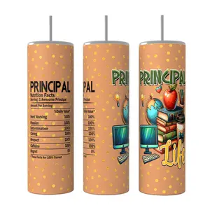 Principal Life  20 oz Tumbler Coffee Drinkware Insulated Lid Skinny Portable