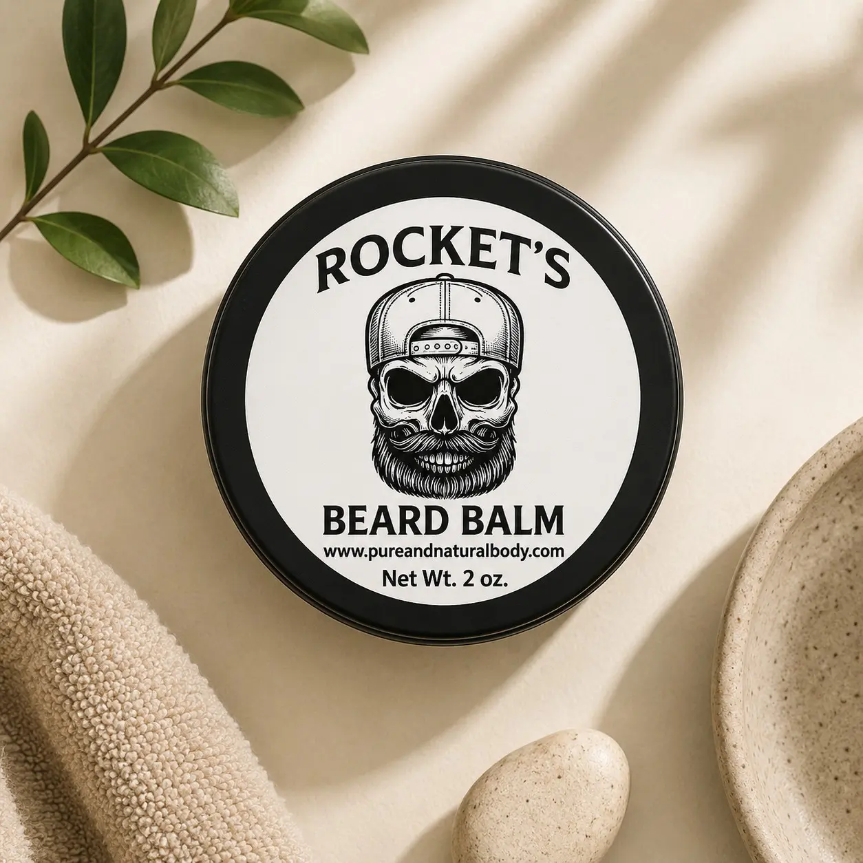 Rockets Beard Balm – Natural Beard Balm for Softness & Control