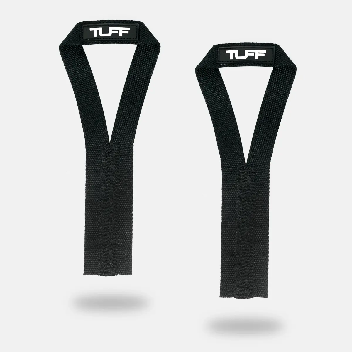TuffWraps Long Olympic Lifting Straps, Heavy-Duty Cotton Deadlift Straps with Neoprene Padded Wrist Support for Athletes, Enhanced Grip, Fitness Workout Accessories, 300-Lb Weight Rating, Enhanced Bar Contact