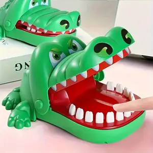 Fun Crocodile Bite Finger Toy - Party Board Game Prank Essential, Durable Plastic Material, Family Party Atmosphere Booster Toy