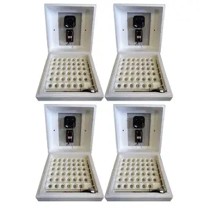 Farm Innovators 2450 Circulated Air Incubator w/ Auto Egg Turner, White (4 Pack)