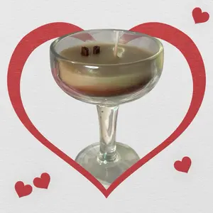 Expresso Lavender scent martini candle