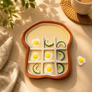 Tic-Tac-Toe Tabletop Toy for Family Game Nights, Compact Travel-Friendly Board for Kids and Adults