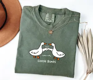 Comfort Colors Goose Bumps Teefunny Shirtcozy Teesilly Goose Gift Silly Goose University Shirt Cozy Outfit Got Too Silly Shirt M2248