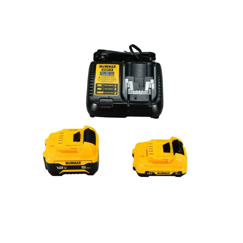 Dewalt DCB135C 12V Battery and Charger Kit, 3Ah and 5Ah Lithium Ion Set