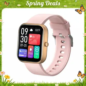 [Spring Deals] Tukio 2026 New 1.85" Stylish Touchscreen Smartwatch with 110+ Exercise Modes Sleep Monitoring Daily Alerts Multifunctional Wearable Device for Holiday Gifts Smartphone