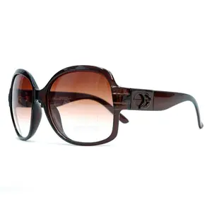 Anais Gvani Round Box Frame Fashion Sunglasses