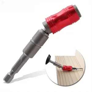 Adjustable 20 Degree Angle Screwdriver Bit Holder Magnetic Screwdriver Extension Rod 1/4" Hex Shank CR-V Magnetic Drill Screw