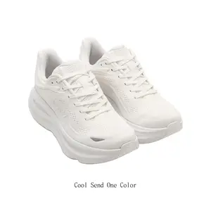 All-White Breathable Mesh Sneakers, Ultra-Cushioned Non-Slip Footwear, Casual Office & School Trainers