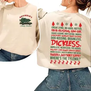 Dickless Shirt, Griswold Christmas T-Shirt & Sweatshirt , Funny National Lampoon's Vacation Apparel , Clark Freak Out Xmas Movie Shirt