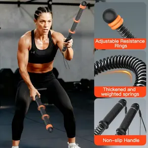 2026 Cordless Battle Ropes for Home Gym,quiet ropeless,festival gift,Cordless Training Rope Fitness Equipment forMen & Women, Weighted Workout Ropes forHIIT, No-Jump Full-Body Exercise, Ideal forFitness Enthusiasts Workout EquipmentTraining Home Gym Kit t