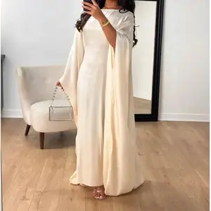Shiny Butterfly Abaya Inside Belt Muslim Party Long Dress Summer Abayas for Women Dubai Luxury Turkey Islam Clothes Kaftan Robe.