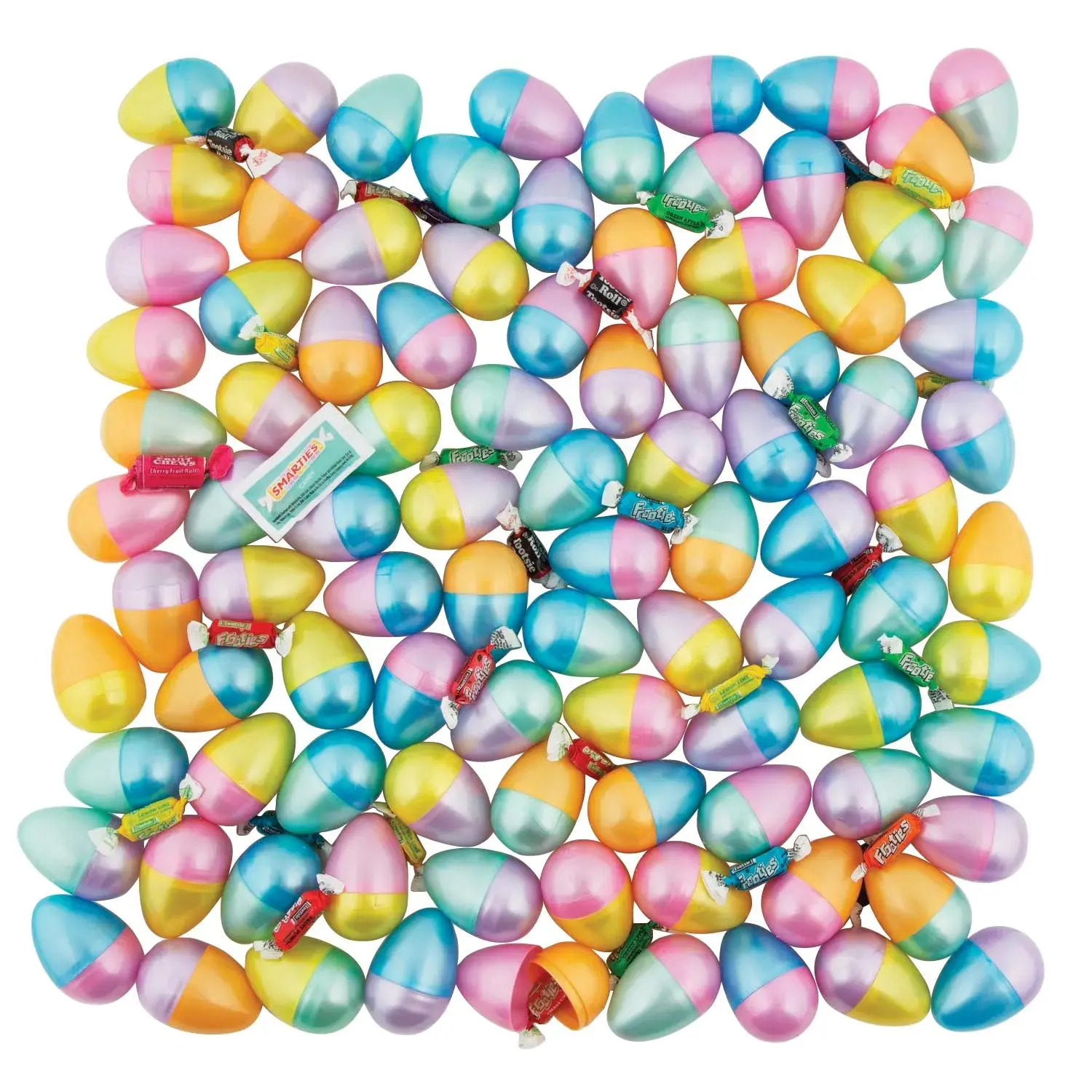 2000 Pcs Plastic Easter Eggs - 2-1/2 Inches Bulk Pack with Plastic Easter Treats, Perfect for Children's Egg Hunts (Festive Party Supplies)